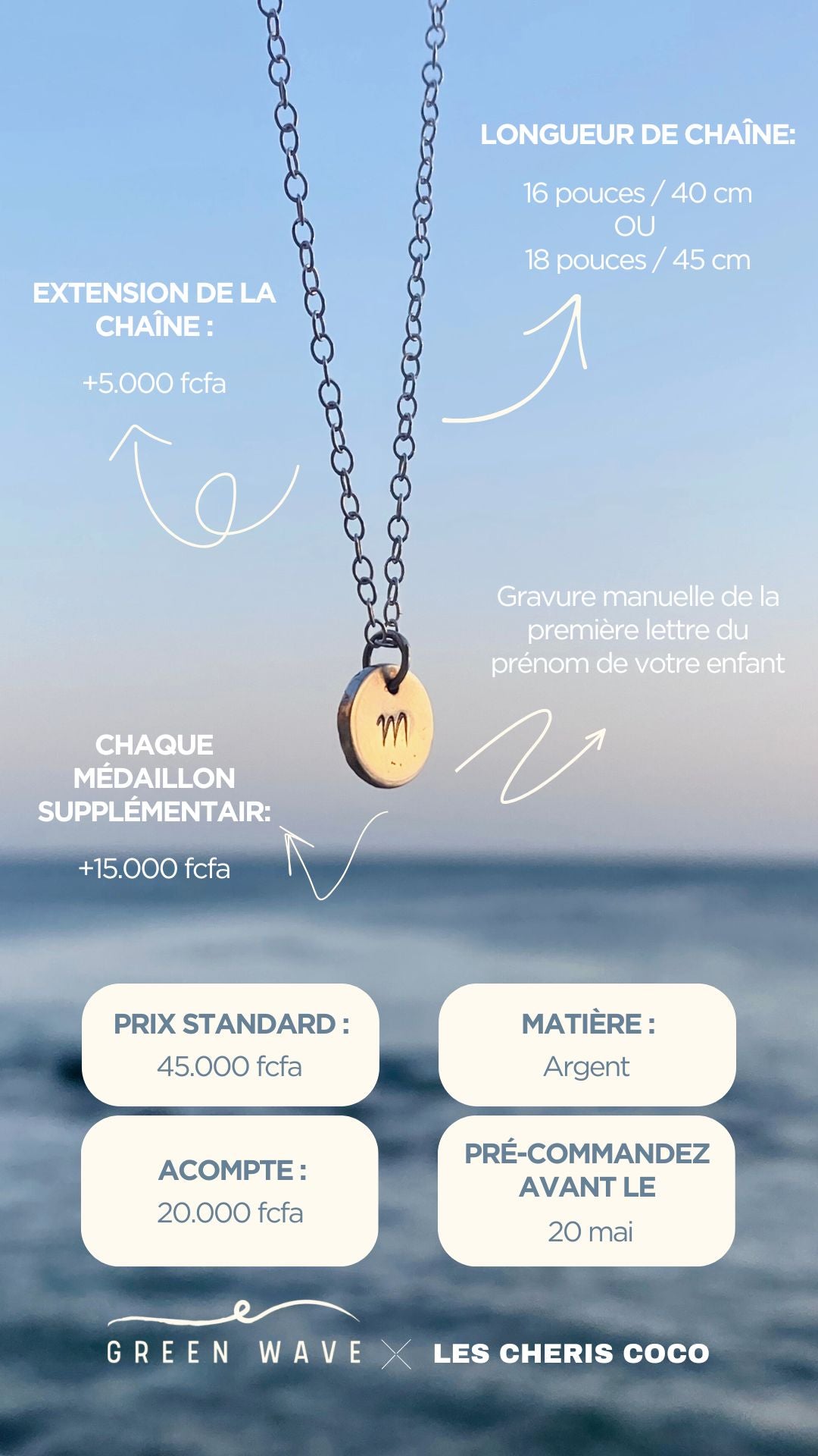 Colier en édition limitée pour la fête des mères, 2025