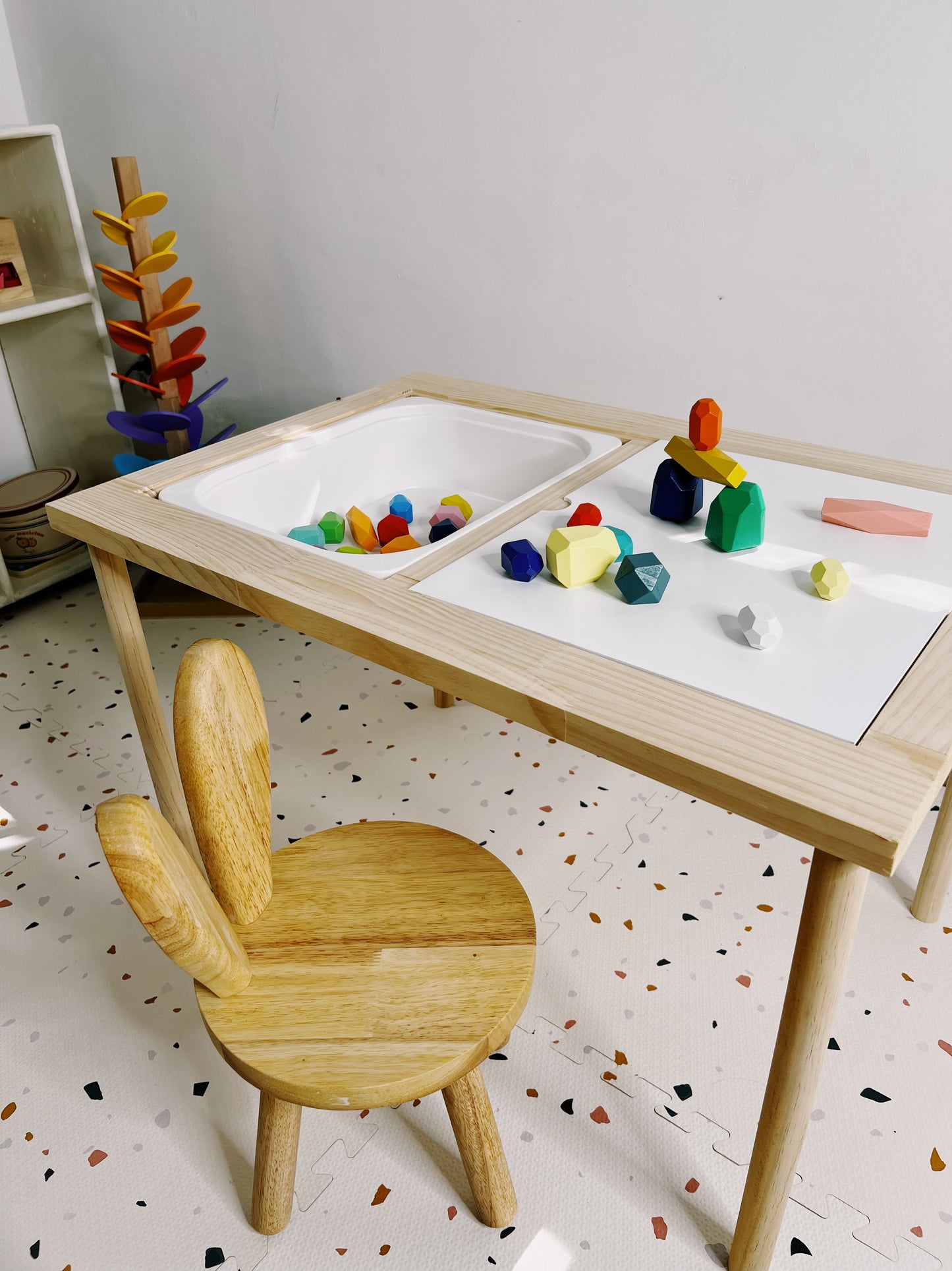 Table de Jeu Sensorielle avec Chaise