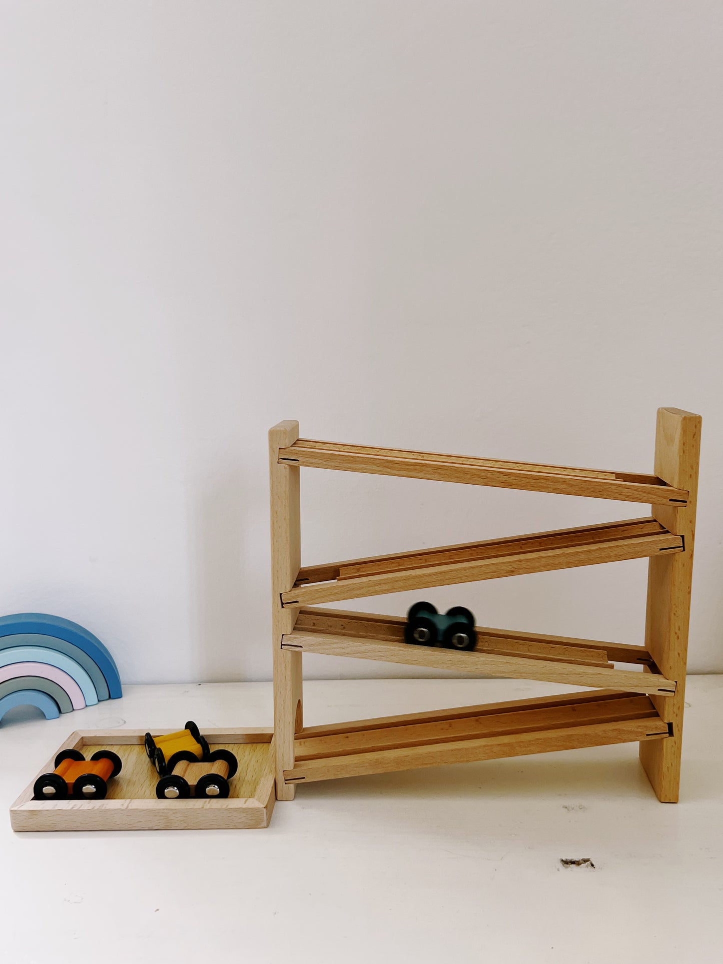 'Cascade Express' - Circuit en Bois à Voitures