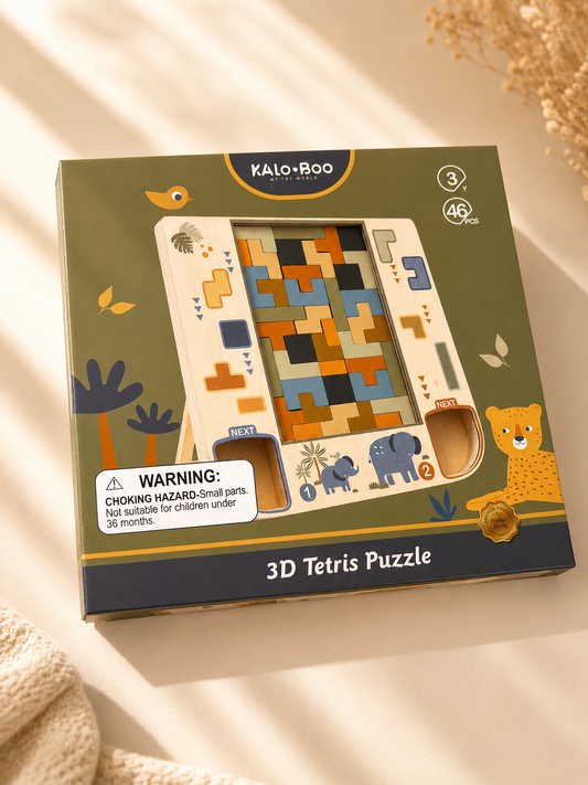 Tetris 3D en Bois