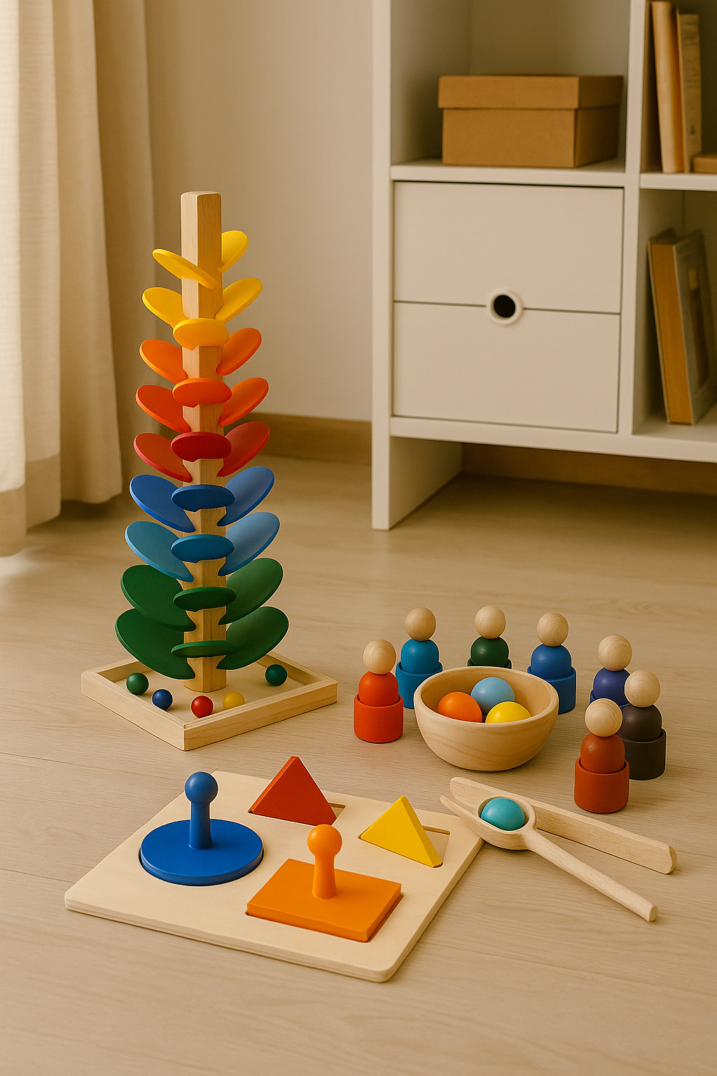 Les Essentiels Montessori – Couleurs, Sons et Formes