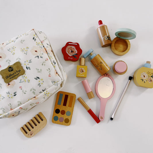 Coco Glam Party – Trousse de maquillage en bois pour enfant