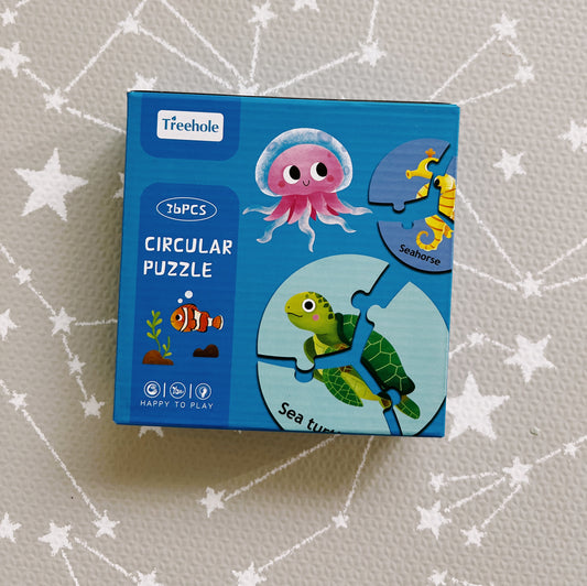 Mes premiers puzzles ronds